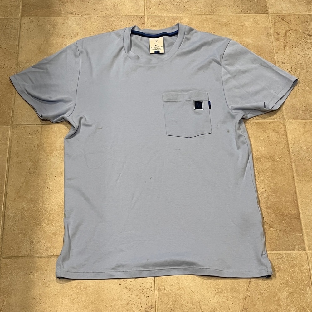 Nike Roger Federer RF Blue Pocket T Shirt